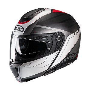 Capacete Hjc Rpha 90s Cadan Preto Cinza Branco E Vermelho 58 [F016]