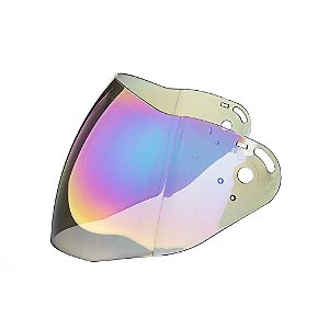 Viseira Capacete Texx Azul Iridium Mod. Gama [F016]