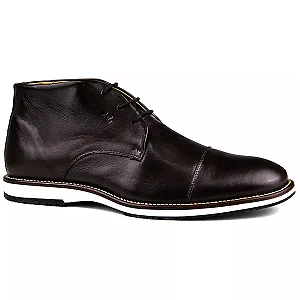 Coturno Casual Masculino Comfort Café [F008]