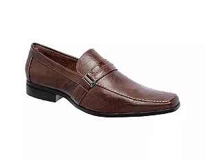 Sapato Mocassim Social Pelica Crush Chocolate [F008]