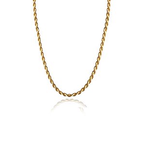 Pulseira Cordão Baiano 2.0 Folheado Em Ouro 18k [F027]