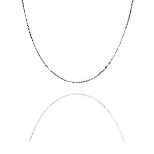 Colar Corrente Grumet Fio 0,5mm Aço Inox [F027]