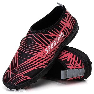 Sapatilha Para Andar Na Agua/cachoeira/trilha/bike Pink 462 [F008]