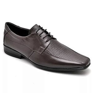 Sapato Casual Conforto Couro De Carneiro Café [F008]