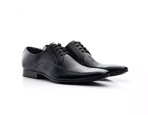 Sapato Social Masculino Couro Preto - Frete Grátis [F008]