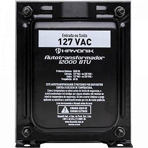 Autotrafo para ar condicionado 12000 BTU Universal HAYONIK [F003]