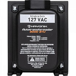 Autotrafo para ar condicionado 9000 BTU V2 Universal HAYONIK [F003]