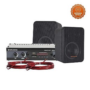 Kit Som Ambiente Ambience Hayonik 2000 OD V2 Preto [F003]