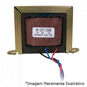 Transformador 12VAC 127/220VAC 210mA 12/400S HAYONIK [F003]