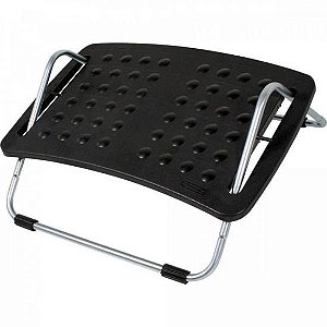 Apoio de Pés ABS Zincado Preto Multivisão [F002]