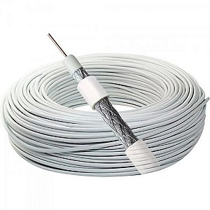 Cabo Coaxial RG6 95% ROL BR MEGATRON - RL / 100 [F002]