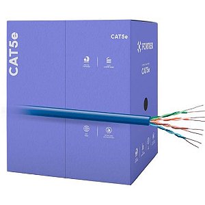Cabo de Rede CAT5e 305m Fortrek FK 500C CMX Azul - CX / 305 [F002]