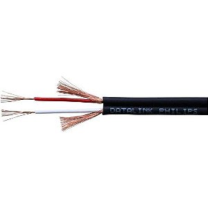 Cabo Paralelo Philips 2x0,20mm Preto Datalink - RL / 100 [F002]