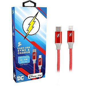 Cabo USB-C Para Lightning Flash 1,5m 5+ [F002]