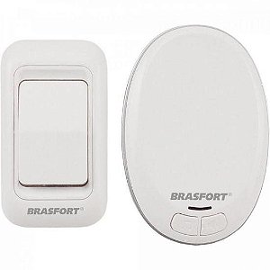 Campainha sem Fio Pilha/Tomada 52TOQ BRASFORT [F002]