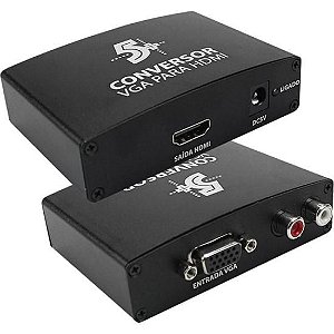 Conversor De Vídeo Vga X Hdmi 5+ [F002]