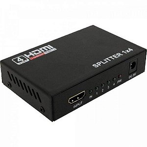 Divisor HDMI 1 Entrada X 4 Saídas Preto STORM [F002]