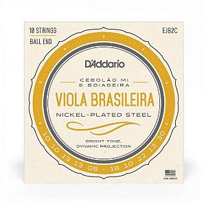 Encordoamento Para Viola D Addario EJ82C Nickel Plated Steel .010 [F002]