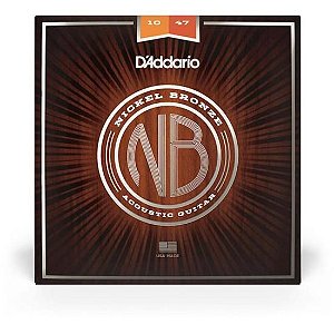 Encordoamento Para Violão D Addario NB1047 Aço .010 Níquel Bronze [F002]