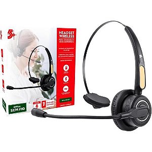 Headset Sem Fio Bluetooth HS-201 5+ [F002]