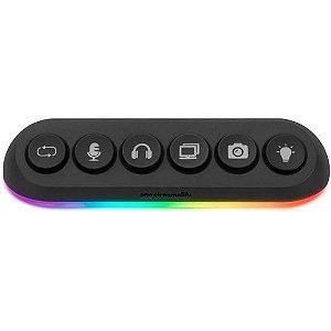 Hub USB 5 Portas 3.0 Streamplify Deck 5 Preto RGB [F002]