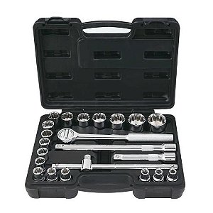 Jogo De Soquetes 8-32mm 1/2" Com 22 Peças STMT81242-840 Stanley [F002]
