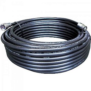 Kit Cabo Celular 20m RGC213 Preto Aquário [F002]