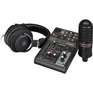 Kit Streaming Yamaha AG03MK2 LSPK Preto [F002]