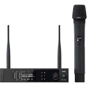 Microfone AKG WP 300 UHF Vocal Sem Fio Preto [F002]