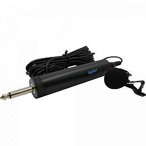 Microfone de Lapela Leson ML100-S Preto [F002]