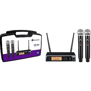 Microfone Sem Fio Harmonics HSF-200 Duplo [F002]