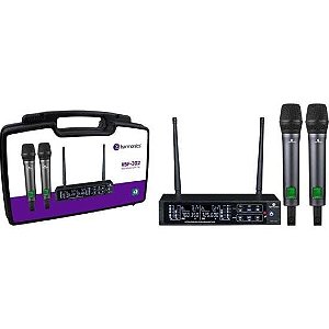 Microfone Sem Fio Harmonics HSF-300 Duplo [F002]