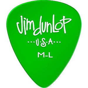 Palheta Medium Gels Dunlop 486RML Verde - PCT / 72 [F002]