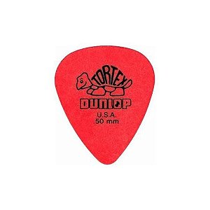 Palheta TORTEX STANDARD 418 .50 Vermelha DUNLOP - PCT / 72 [F002]