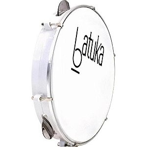 Pandeiro 10" Pele Animal Luen Branco [F002]