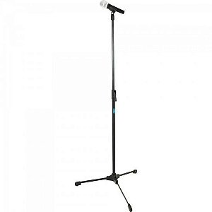 Pedestal Reto Para Microfone ideal para Estúdio TPR Preto ASK [F002]