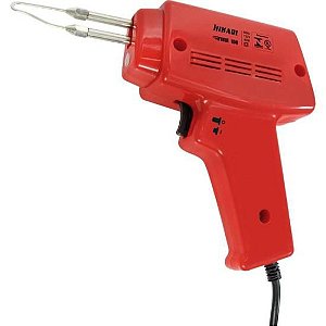 Pistola de Solda 45W 127V FIRE 100 Vermelha HIKARI [F002]