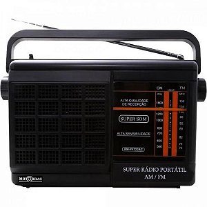 Rádio Portátil Motobras RM-PFT22AC 2 Faixas Preto [F002]