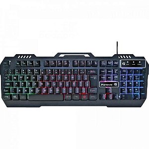 Teclado Gamer Fortrek Crusader RGB Preto [F002]