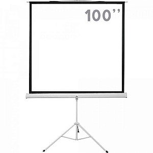 Tela de Projeção Com Tripé Sumay TTQS100 1,80X1,80m [F002]