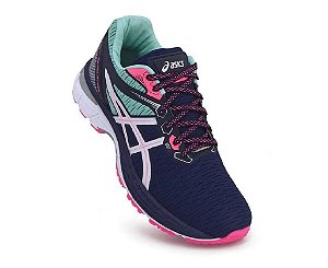 Tênis Asics Gel Revelation Marinho Rosa [F116]