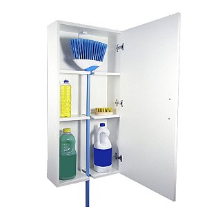Armário Lavanderia Branco Tx Em Mdf [F031]