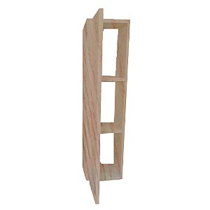 Armário Nicho Toalheiro Madeirado Em Mdf 80cm [F031]