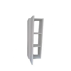 Armario Nicho Toalheiro 60cm Branco Em Mdf [F031]