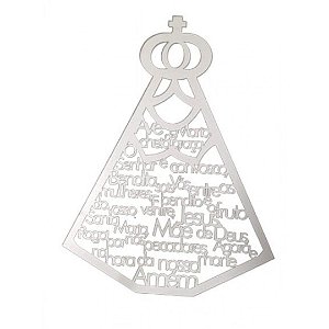 Ave Maria Em Mdf Branco [F031]
