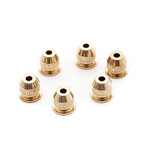 Bucha Passa Corda Dourada (6 Peças) Spirit Spirit JTE-GD [F035]