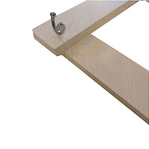 Cabideiro De Parede Sanfona Madeirado Em Mdf [F031]
