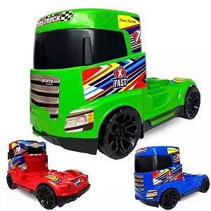 Caminhão De Brinquedo Cabine De Plástico 29cm  [F114]