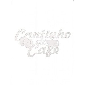 Cantinho Do Café Xicara Em Mdf Branco [F031]