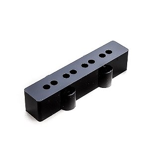 Capa Captador Baixo Jazz Bass Preta (2 Peças) Spirit JBF-BLK [F035]